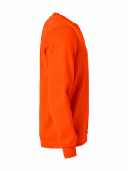 021030 basic sweater clique signaal-oranje