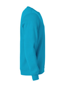 021030 basic sweater clique turquoise