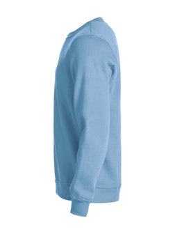021030 basic sweater clique licht blauw