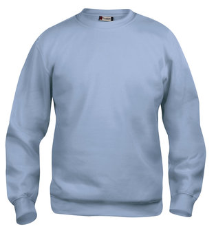 021030 basic sweater clique licht blauw