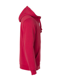 021034 Basic Hoody Full zip Clique rood