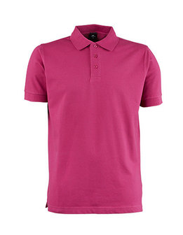 TJ1405 heren poloshirts getailleerd berry