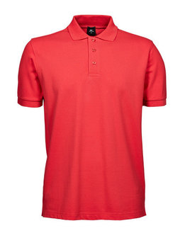 TJ1405 heren poloshirts getailleerd coral