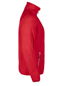 fleece jassen hren rood borduren met Logo bedrijf