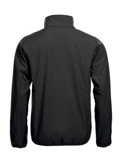 0209010 Softshell Jas Heren ZWART merk Clique