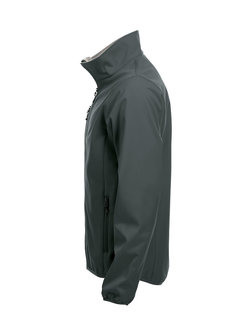 0209010 Softshell Jas Heren Pistol donkergrijs