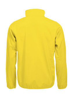 0209010 Softshell Jas Heren Lemon geel merk Clique