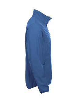 0209010 Softshell Jas Heren Kobalt blauw merk Clique