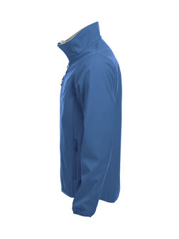 0209010 Softshell Jas Heren Kobalt blauw merk Clique