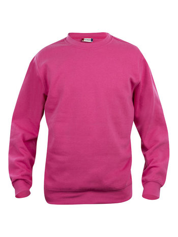 021030 basic sweater clique helder kersen