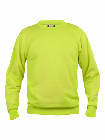 021030 basic sweater clique signaal groen