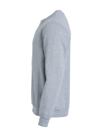 021030 basic sweater clique grijs melange