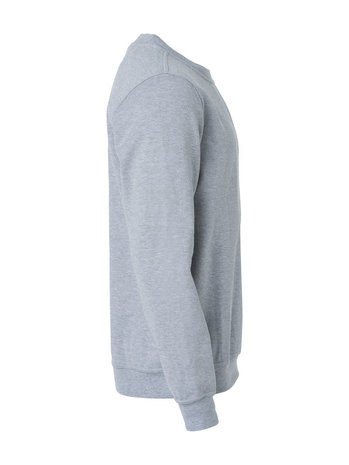 021030 basic sweater clique grijs melange