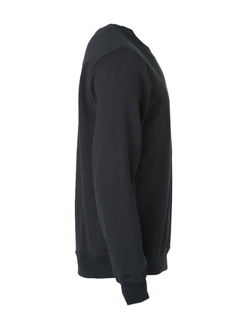 021030 basic sweater clique zwart
