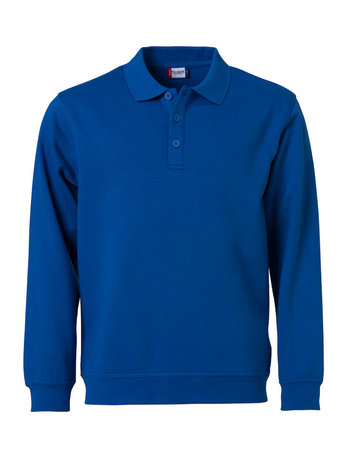 021032 Basic Polo Sweater Clique kobalt