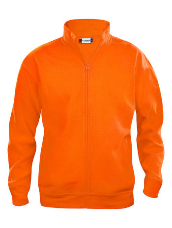 021038 Basic Cardigan Clique signaal oranje