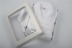 badjas wit geschenk