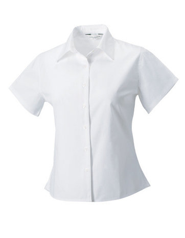 Z917F dames blouses korte mouwen wit