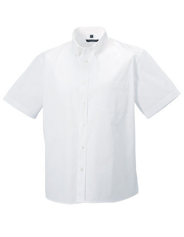 Z917 heren overhemden korte mouwenen wit