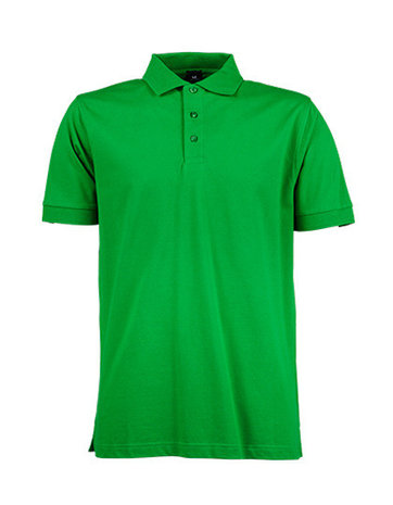 TJ1405 heren poloshirts getailleerd groen