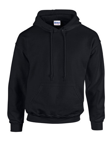 G18500 Gildan hoodeds sweaters black