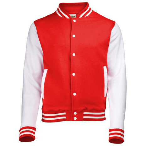 red/white baseball vesten JH043
