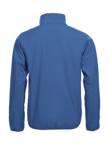 0209010 Softshell Jas Heren Kobalt blauw merk Clique