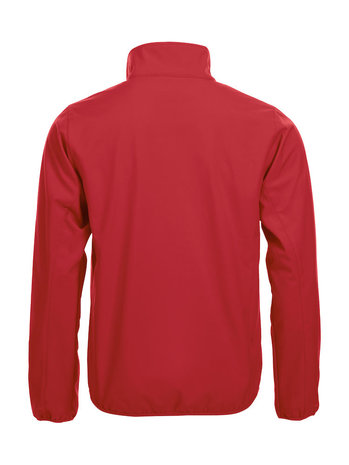 0209010 Softshell Jas Heren ROOD merk Clique