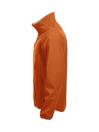 0209010 Softshell Jas Heren Diep oranje merk Clique