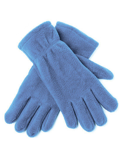 blauwe fleece handschoenen bestellen online