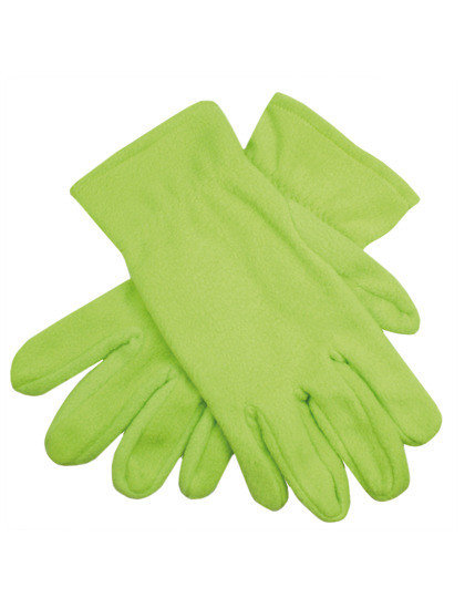 lime groene fleece handschoenen bestellen online