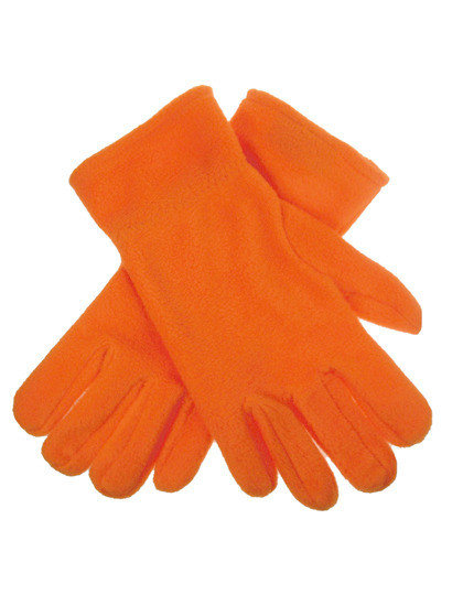 oranje fleece handschoenen bestellen online