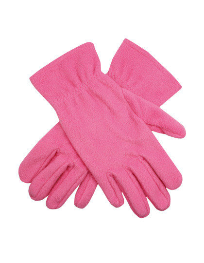 roze fleece handschoenen bestellen online