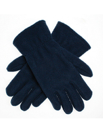 donkerblauwe fleece handschoenen bestellen online
