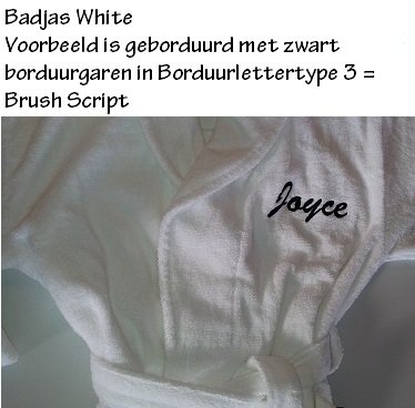 witte badjassen
