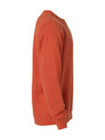021030 Sweater Basic Roundneck Diep-Oranje Clique
