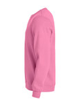 021030 Sweater Basic Roundneck Helder Roze Clique