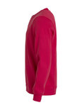 021030 Sweater Basic Roundneck Rood Clique