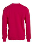 021030 Sweater Basic Roundneck Rood Clique