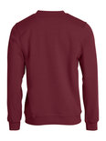 021030 Sweater Basic Roundneck Bordeaux Clique