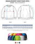 021030 Sweater Basic Roundneck Licht Blauw Clique