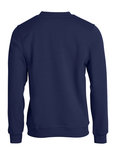 021030 Sweater Basic Roundneck Dark Navy Clique