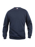 021030 Sweater Basic Roundneck Dark Navy Clique