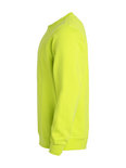 021030 Sweater Basic Roundneck Signaal Groen Clique