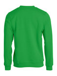 021030 Sweater Basic Roundneck Appel Groen Clique