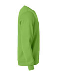 021030 Sweater Basic Roundneck Licht Groen Clique