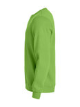 021030 Sweater Basic Roundneck Licht Groen Clique