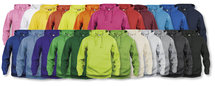 021031 Basic Hoodie Signaal-Geel Clique