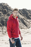 021031 Basic Hoodie Helder Kersen Clique