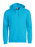 021031 Basic Hoodie Turquoise Clique